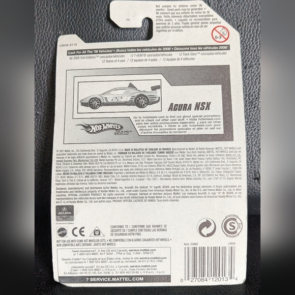 Rare Vintage/Retro Honda/Acura NSX Super car Hot Wheels - Picture 4 of 5